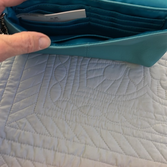 NWOT Coach large flap wristlet. - Picture 4 of 10